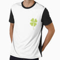 Cute Clover Shirt, Minimal Aesthetic Shirt by chipmuckdesignn