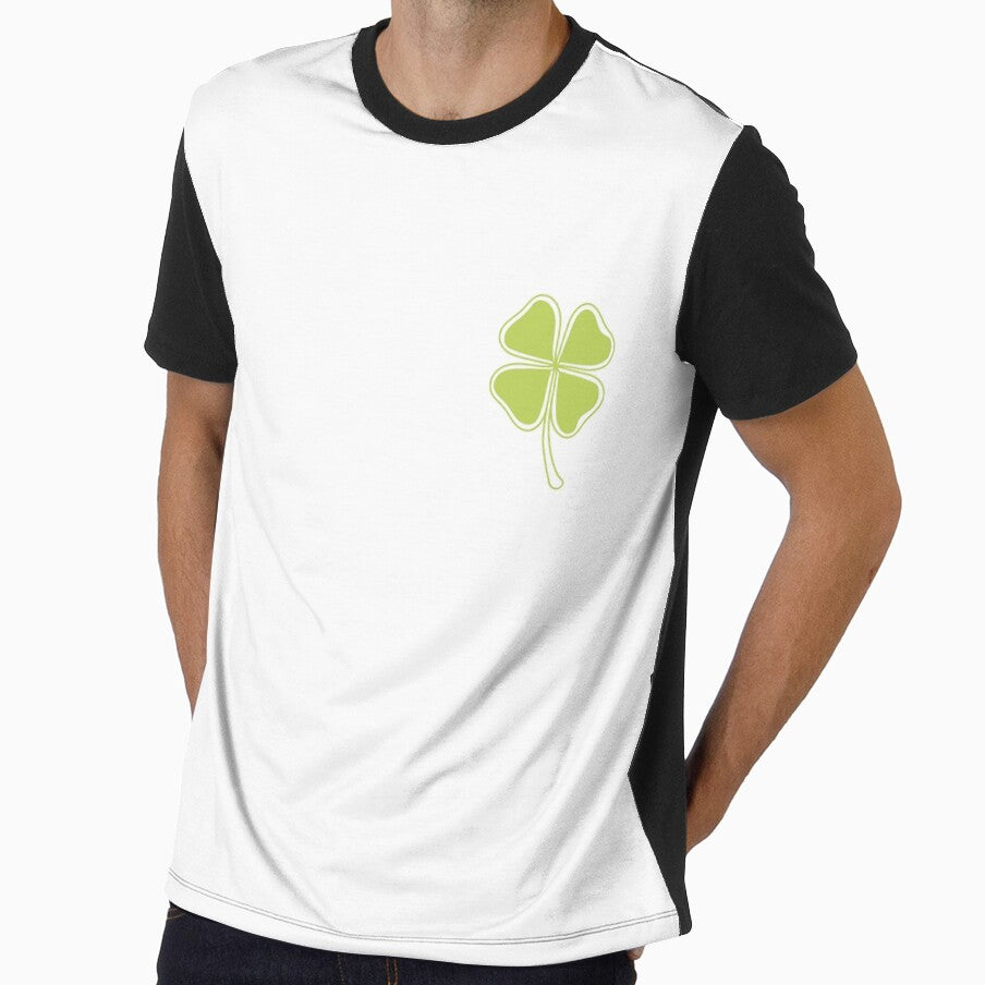 Cute Clover Shirt, Minimal Aesthetic Shirt by chipmuckdesignn