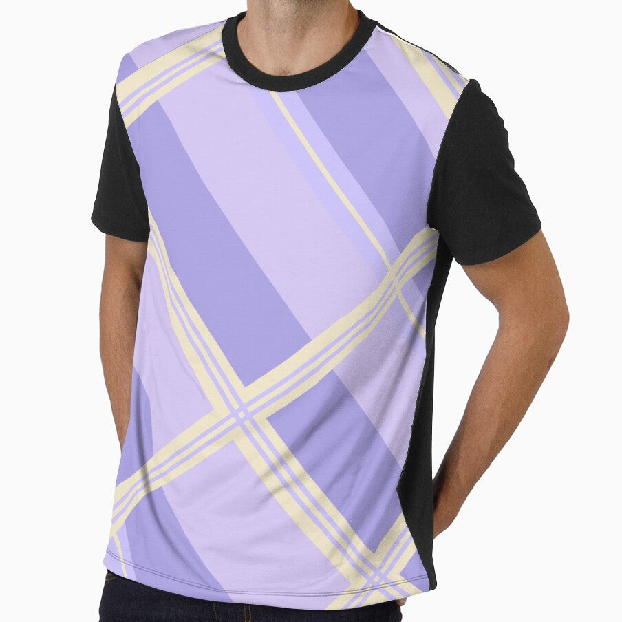 Purple, Lavender, Violet, Yellow plaid by FunandWhimsy