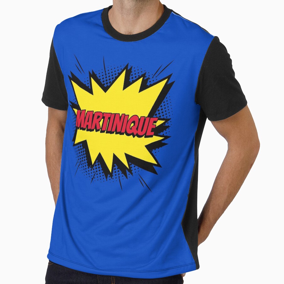 Martinique comic kapow style artwork by CreatedbyJR