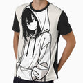 Fashion - Man in White Hoodie Hood Up Streetwear Anime by AnimeShin