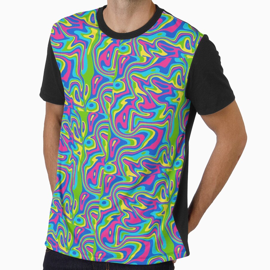 Trippy psychedelic acid wave rave outfit by FestDrip