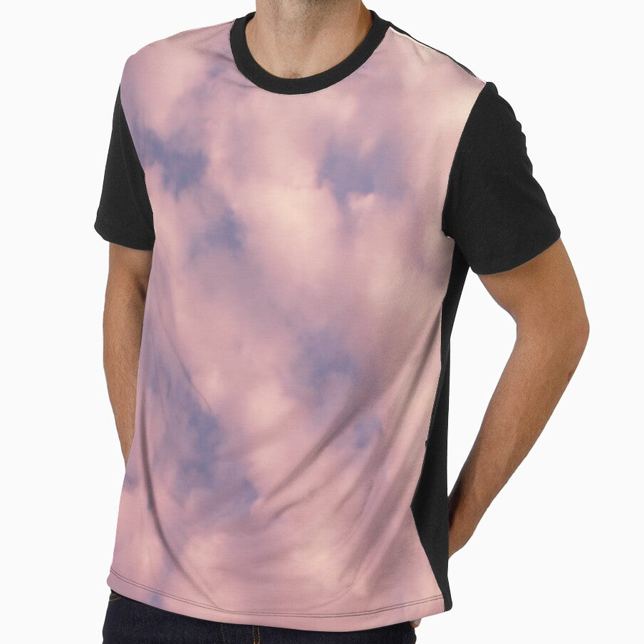 Cloudy Light Pink and Purple Sky by Floramisu