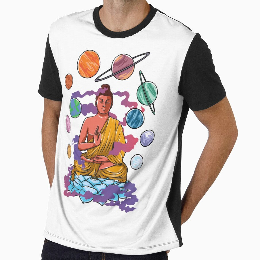 Men Women Buddha Magic Mushroom Meditation Psychedelics by BobbieVonRueden
