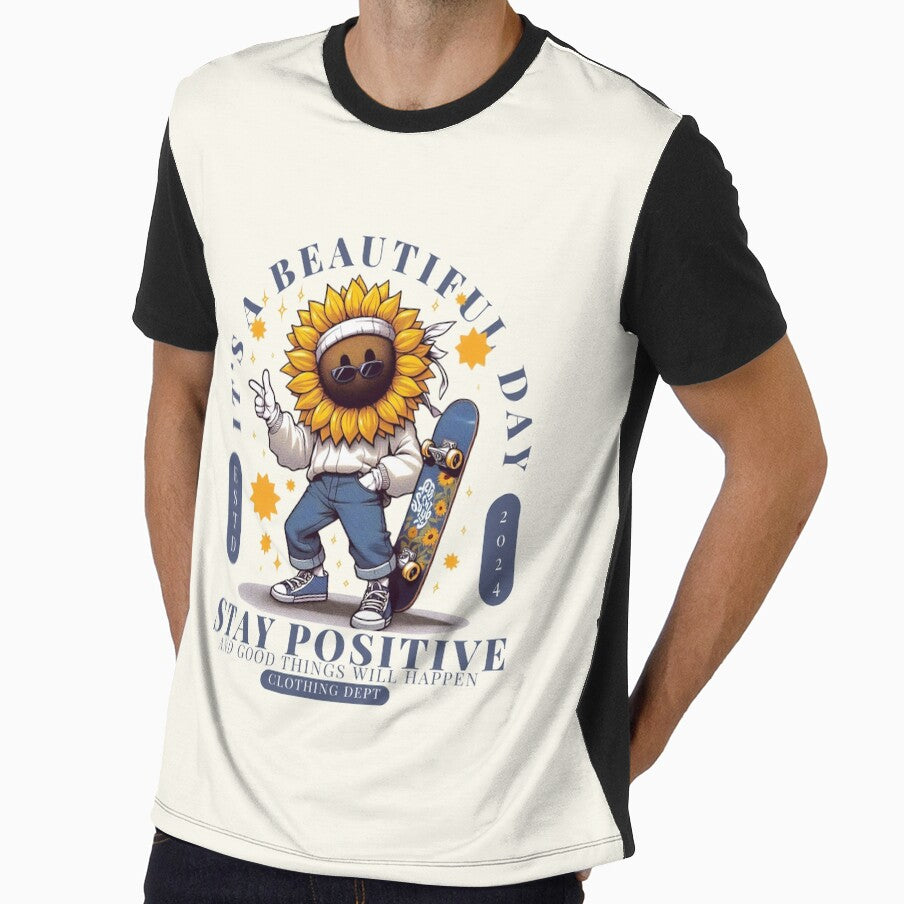 Stay positive by Peerless-Prime Unisex , , , Long Sleeve Tee