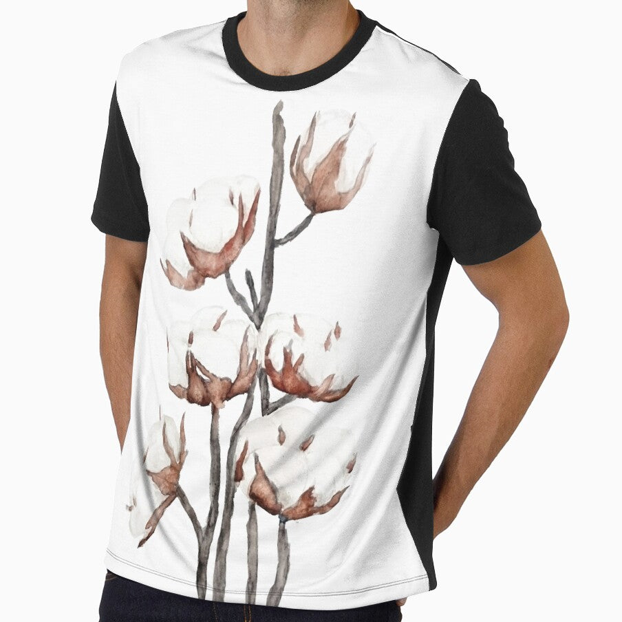 hand painted white cotton arts by ColorandColor