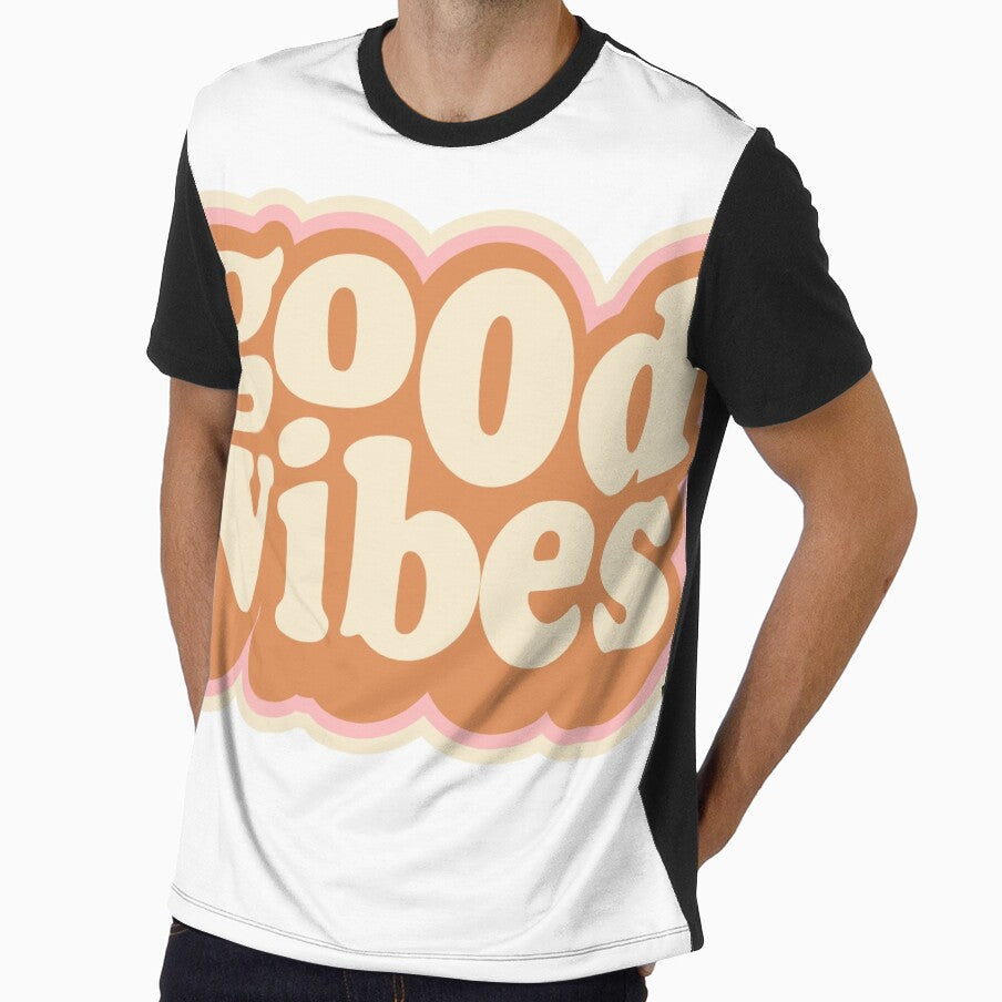 Retro 70s Good Vibes Design by Daisie&Co. Unisex , , , Long Sleeve Tee