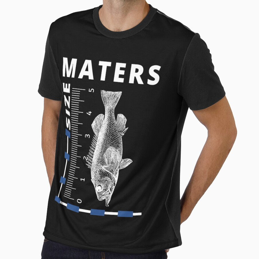 Size Matters: Especially When It Comes to Fish! Funny Fishing by TeesForTease