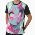 Magical Pastel Bubblegum Fantasy Anime Girl by bubblegoth