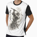 Japanese Samurai Streetwear Design | Urban Bushido Aesthetic Kanji Graphic Tee by Tidal Arts