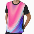 Neon Magenta Blue Gradient by Printedarts