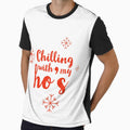 Chilling with my HO's- Christmas funny - presents - santa USA -stars -snowing by Tropical Blood