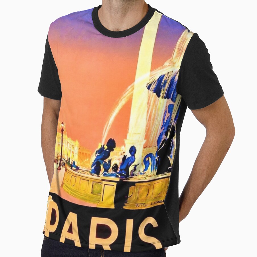 Paris Vintage Travel Poster by CristalleLisa