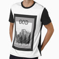 God Has a Plan Half Dome Yosemite Monochrome by Neeshki