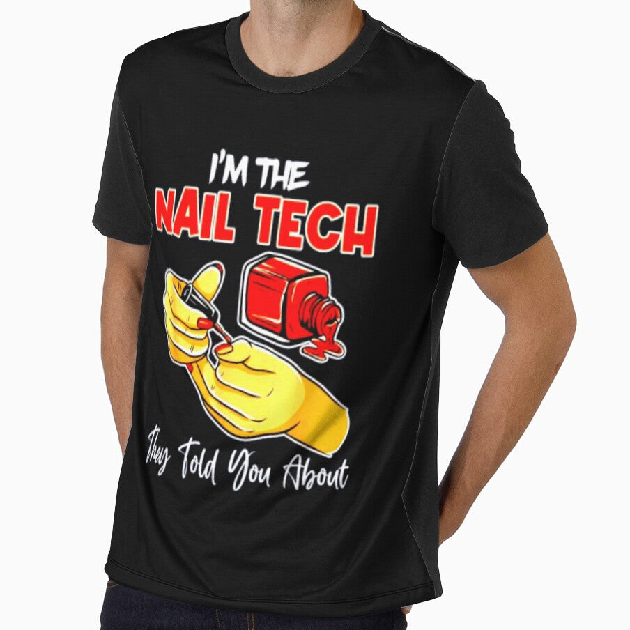 Nails Pay My Bills Manicurist Technician Mani Pedi Gifts T-Shirt by spolayastore