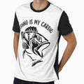 Fishing Is My Cardio Funny Fishing by TeesForTease