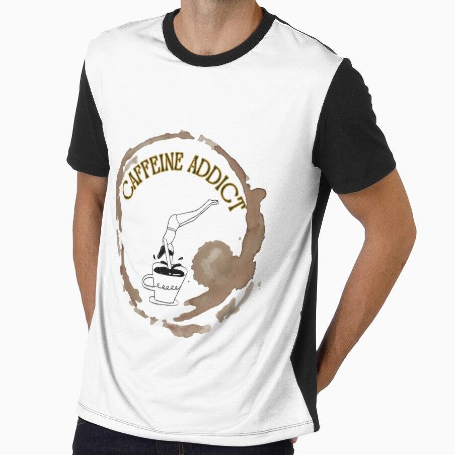 minimalist design of coffee loving woman by geekmania48