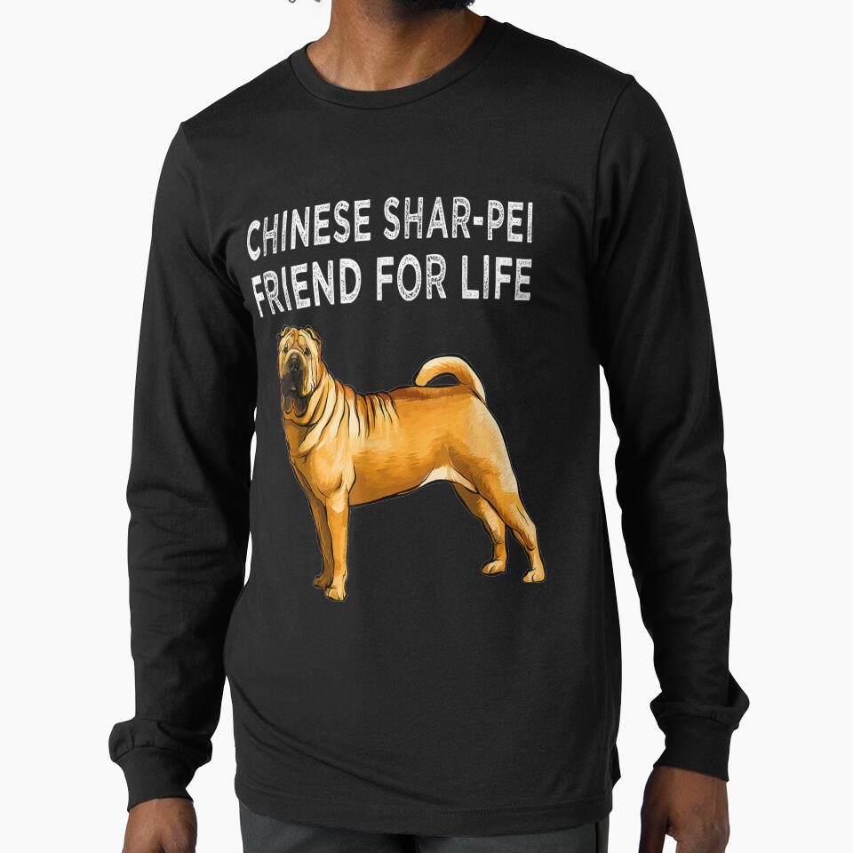 Chinese Shar Pei Friend For Life Dog Friendship by laurader