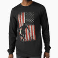 Vintage USA Flag Basketball Player by Ryan Jay Cruz