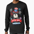 4th Of July Patriotic Day Schnauzer Dog Independence Happy by laurader