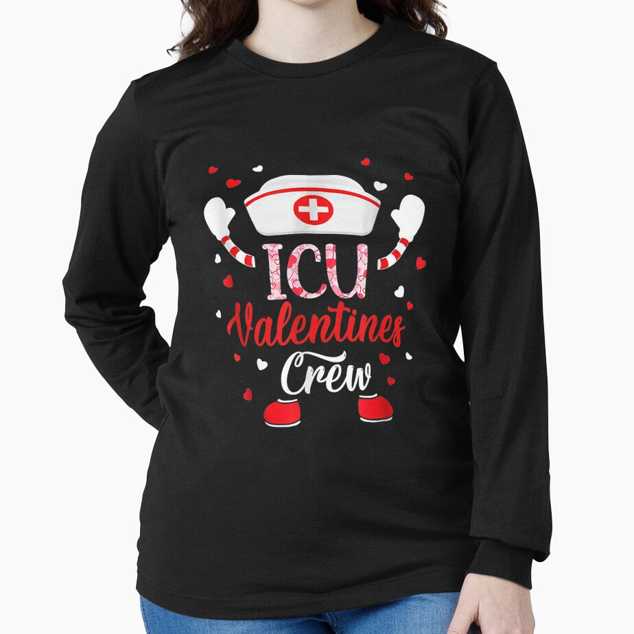 Icu Valentines Nurse Crew Family Group Nursing Lovers Pajama by bessiey23