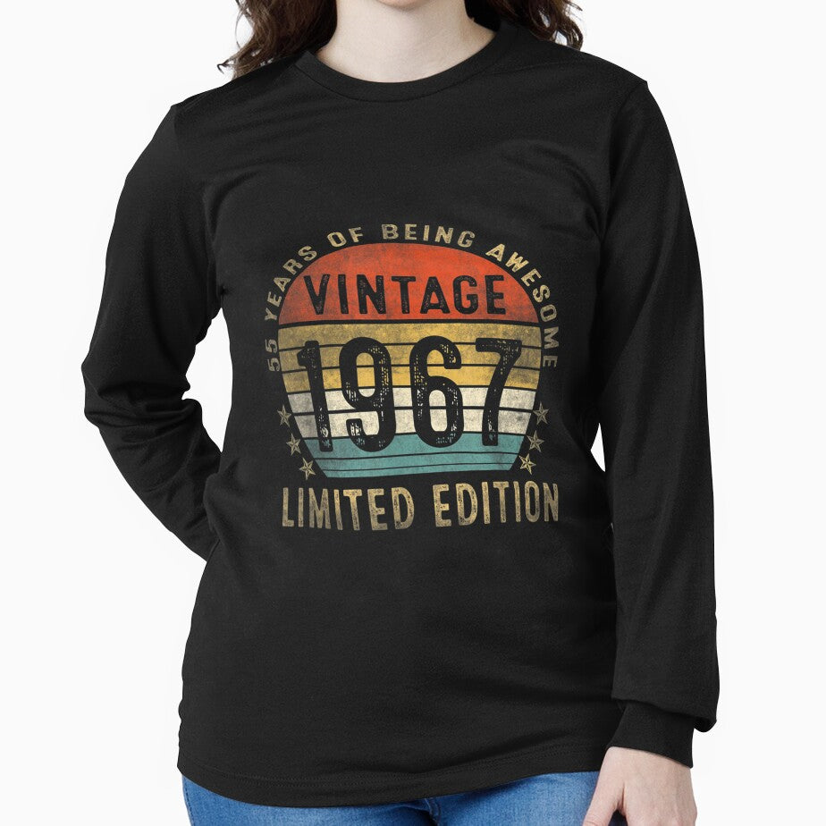 55 Yrs Old Gift Vintage 1967 Limited Edition 55th Birthday by aprilsav