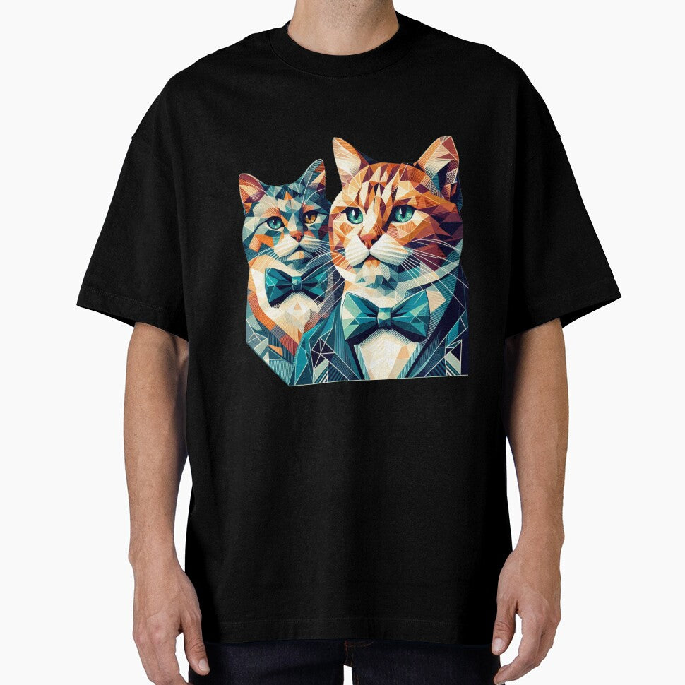 Cute geometric colorful cats 10 by slamnoah