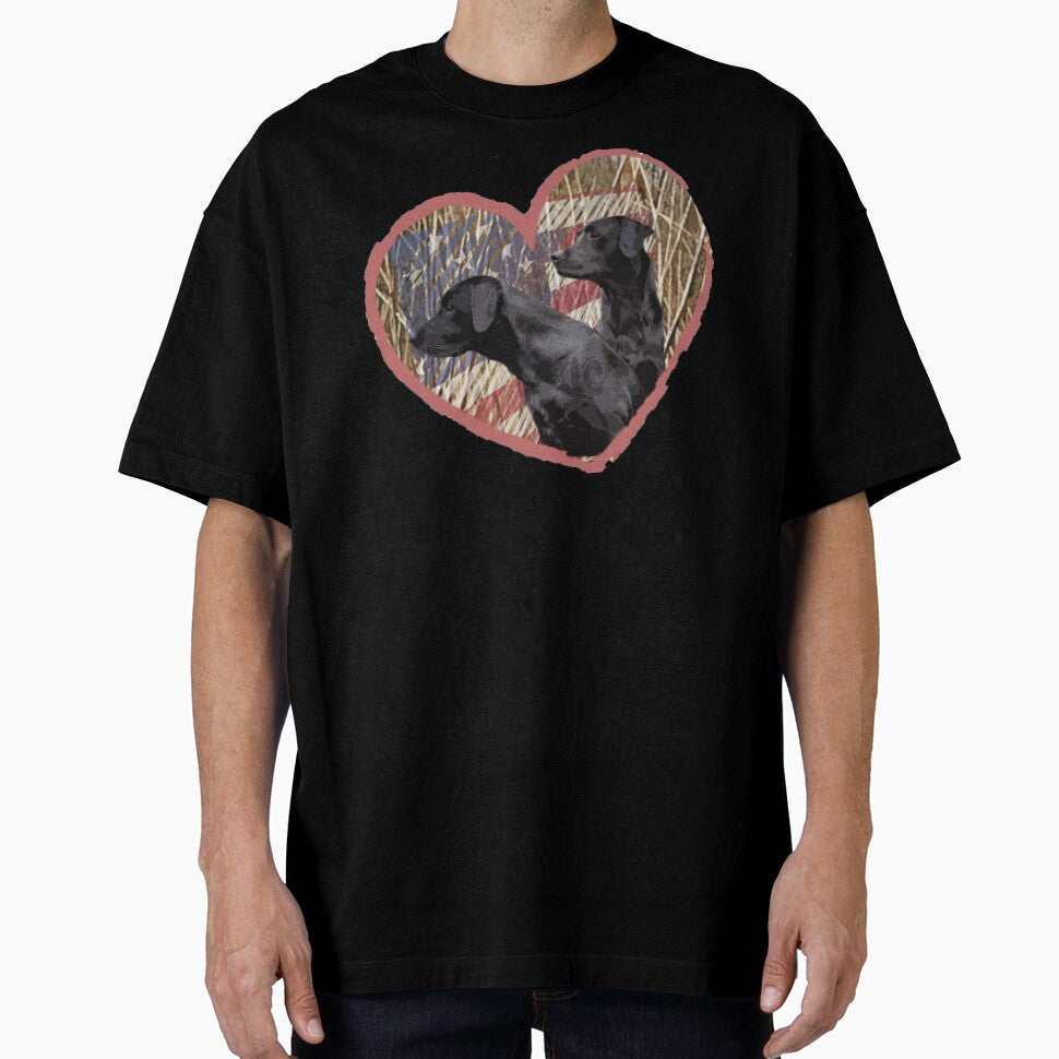 Patriotic Black Lab American Flag Design by LifeCrush