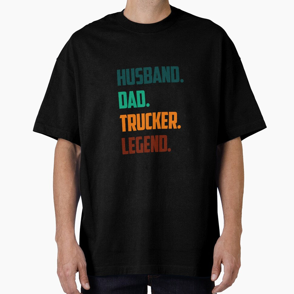 Husband Dad Trucker Legend by HelicalCreative