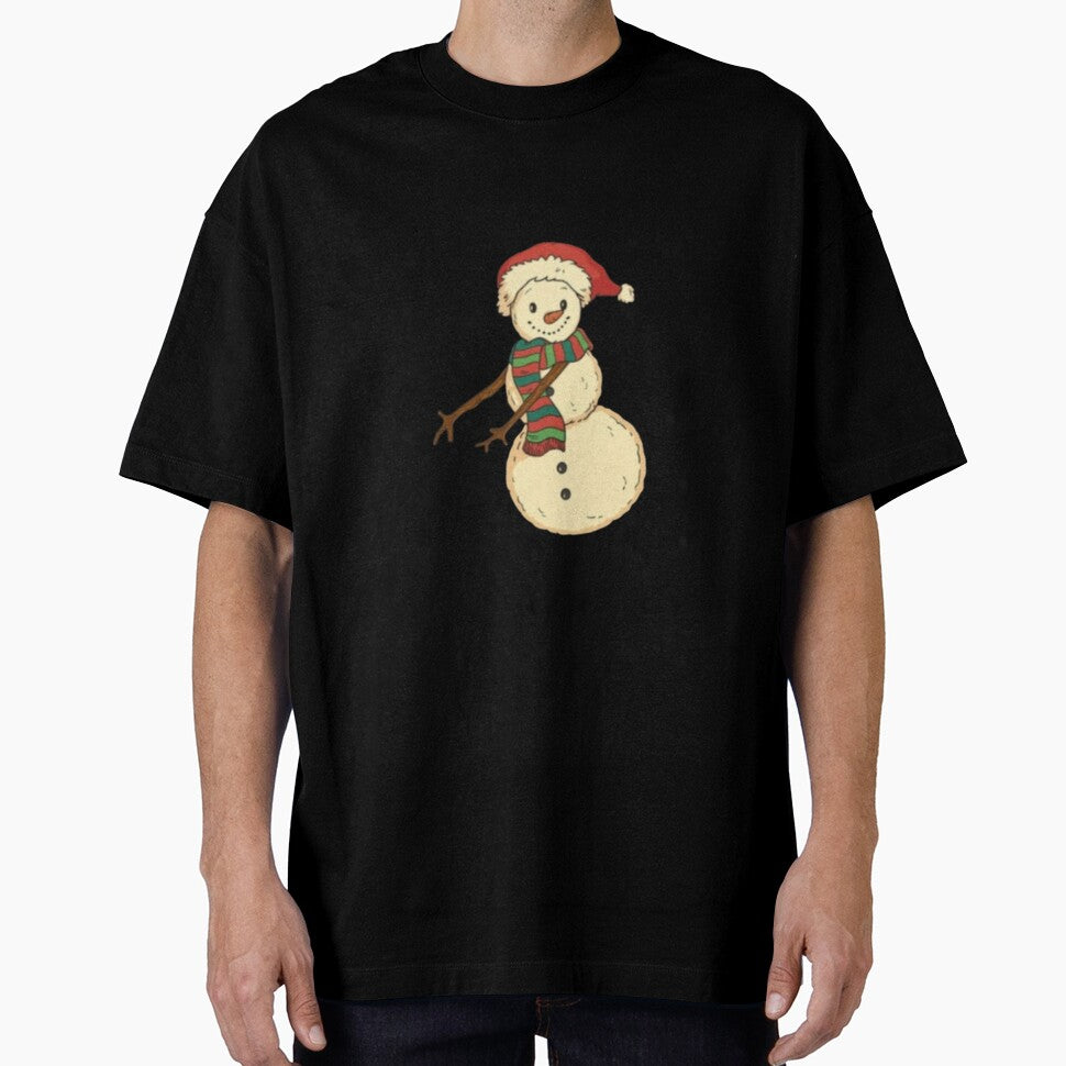 Christmas characters snow man t-shirt design Sticker by Velvet auroras