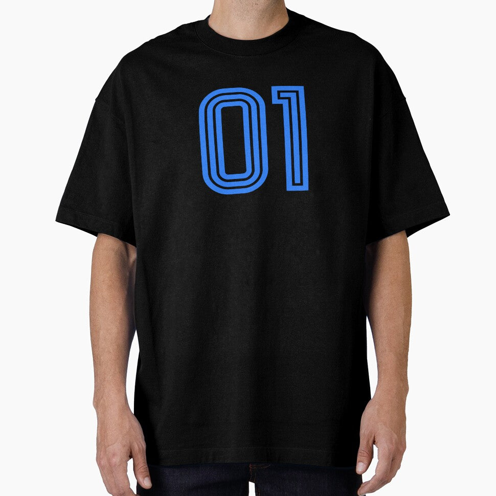 Number 01, Blue One by Jeallan Designs