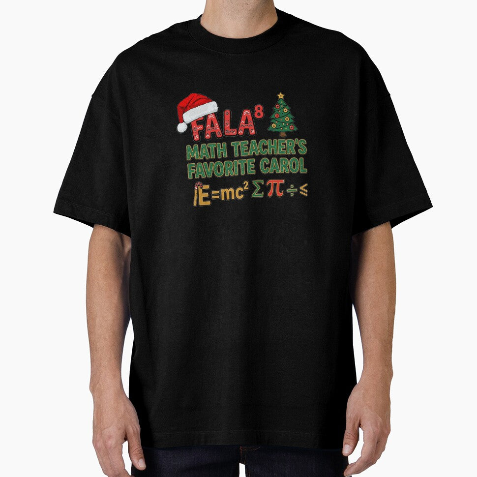 festive math humor fa la math teacher design by ArtDesignTp