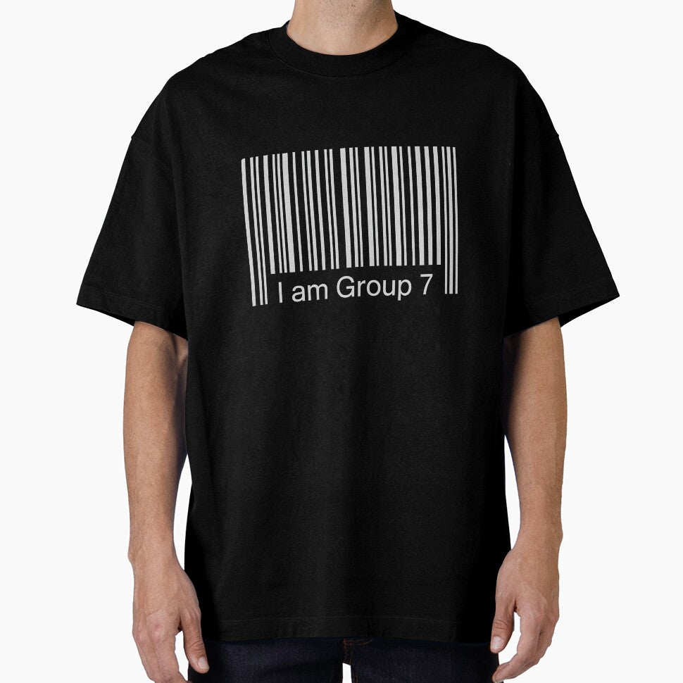 Funny Barcode Group 7 Shirt | I Am Group 7 Graphic Shirt by swanwon Store