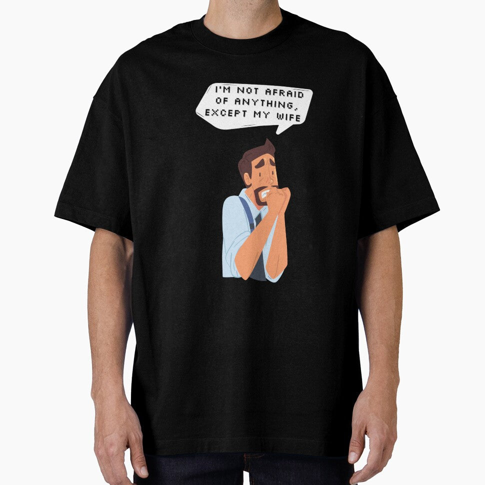 I'm not afraid of anything, except my wife | Pixel Style by CircinusStore Unisex , , , Long Sleeve Tee