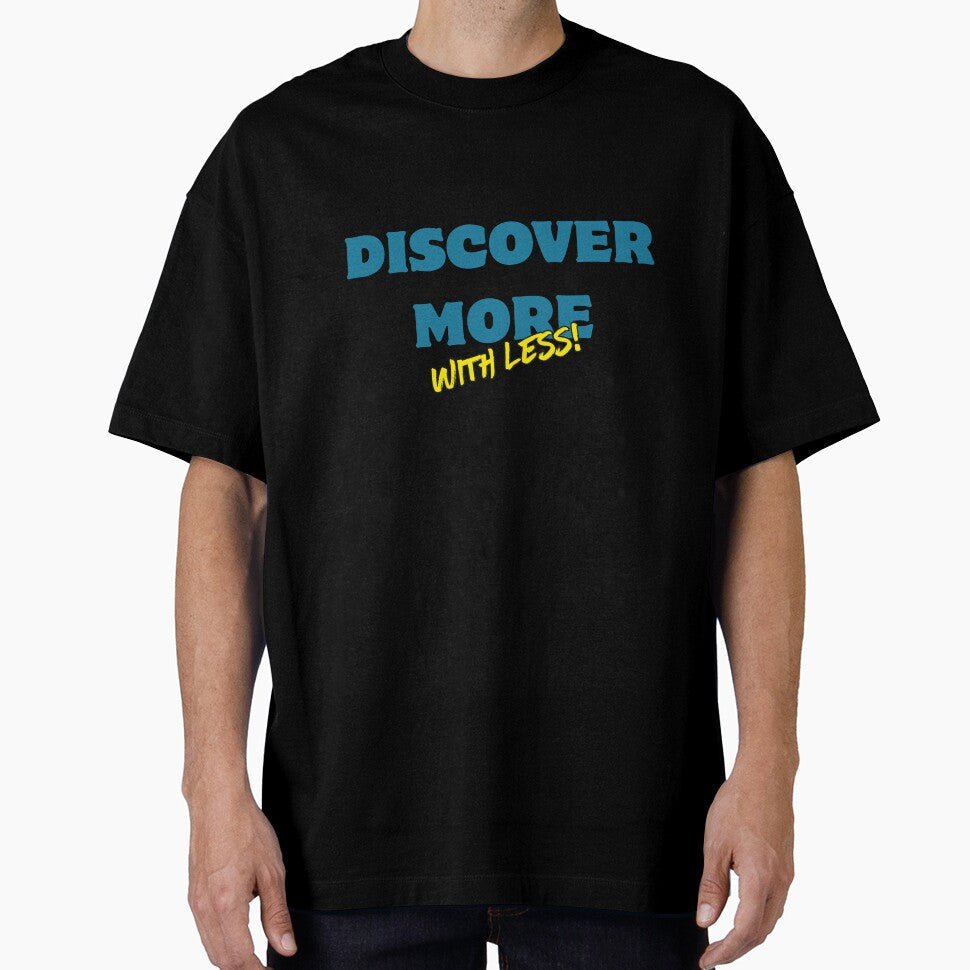Discover More With Less! by Zoaluxe Unisex , , , Long Sleeve Tee