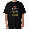 My wife is my best friend t shirt for men by Farmsuk
