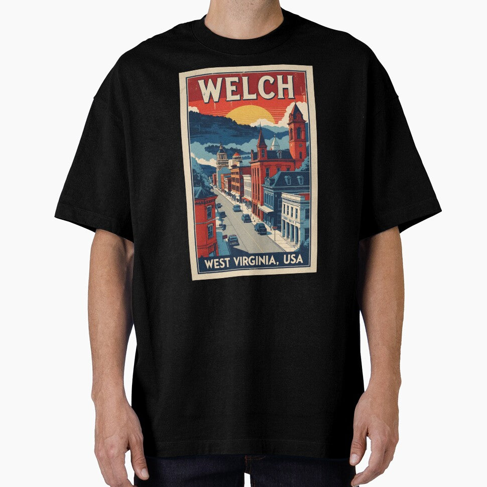 Welch West Virginia 1950s USA Vintage Travel Tourism by TravelersGems