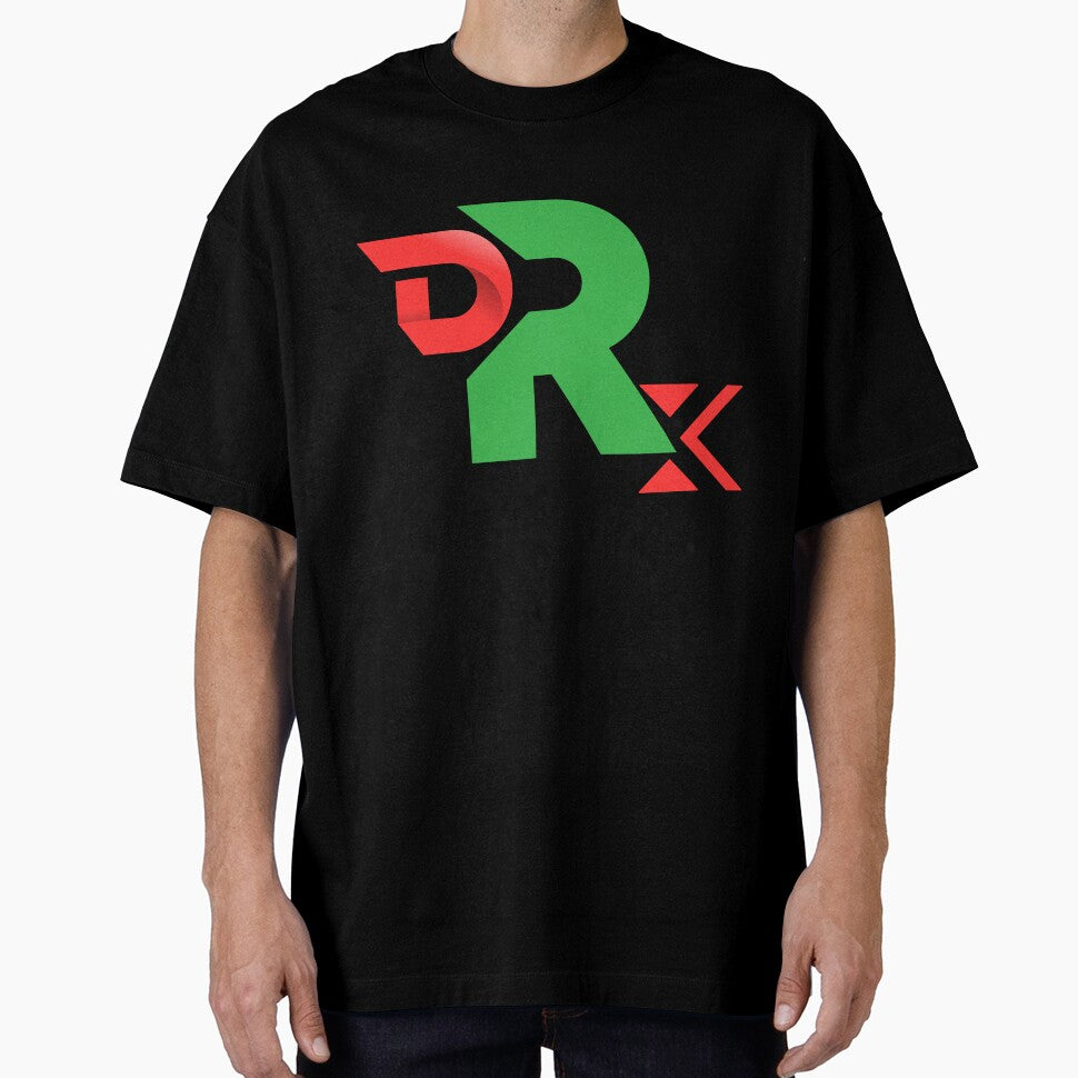 DRx Modern Logo Design – Futuristic Red & Green Letter Logo by prinnt