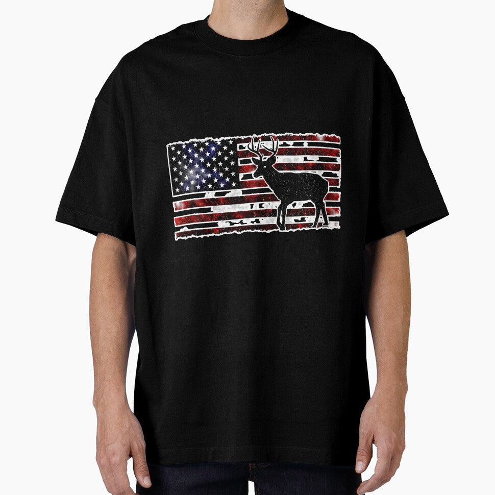 Patriotic American Deer Hunter Vintage by unassertive19