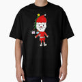 Hand-Drawn Santa Next to Christmas tree and presents by Shop4Gamers