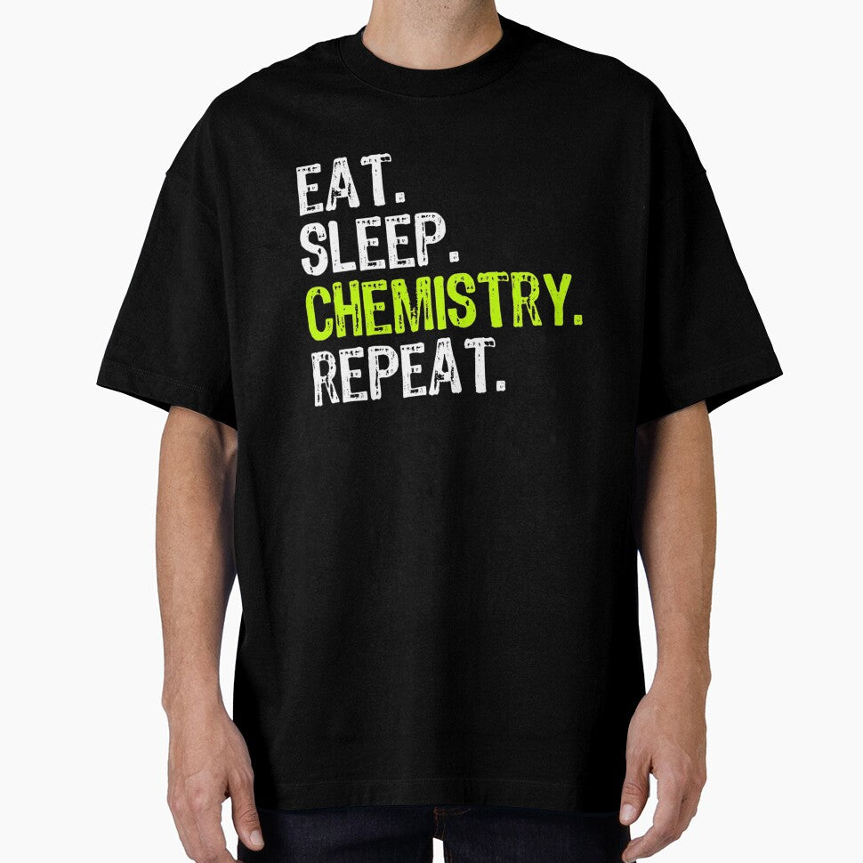 Eat Sleep Chemistry Repeat Cool Funny Chemist Gift Christmas by KendraHenke