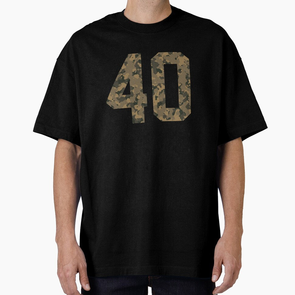 Army Camouflage Number 40 - Sports Numbers by NECHSTORE