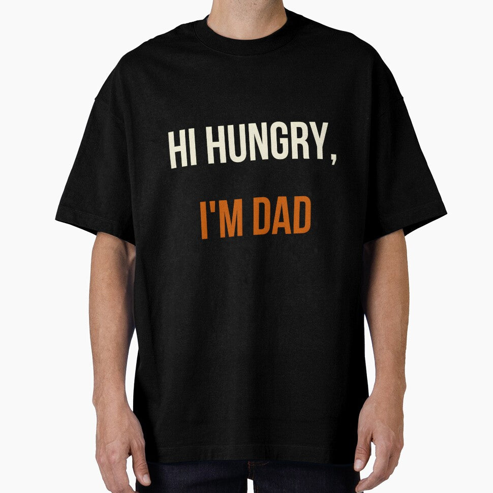 "Hi Hungry, I'm Dad" by PrintBLAIDE Unisex , , , Long Sleeve Tee