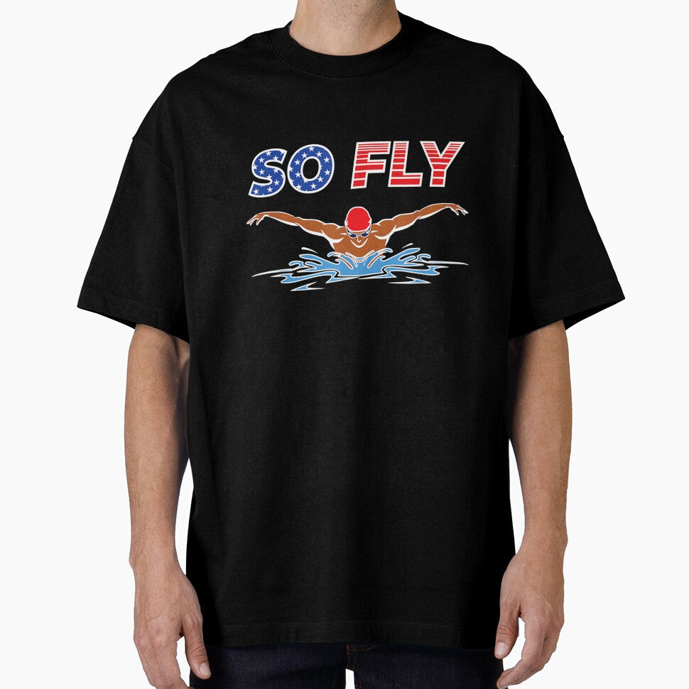 Mens Swimming Butterfly Stroke Swim Team American by sikkilapa