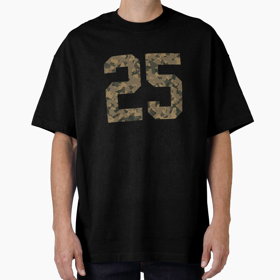 Army Camouflage Number 25 - Sports Numbers by NECHSTORE