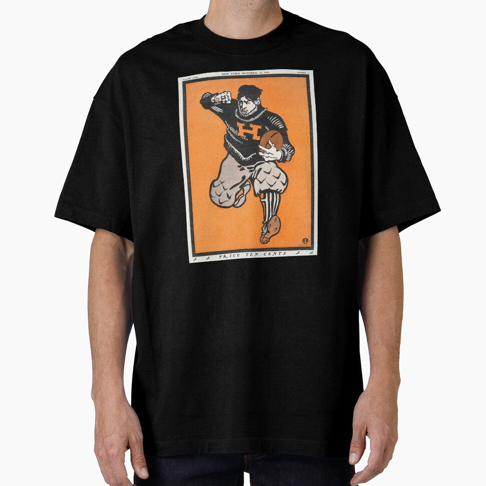 Harvard Athlete - American football player (1901) by Edward Penfield. by leafsquare