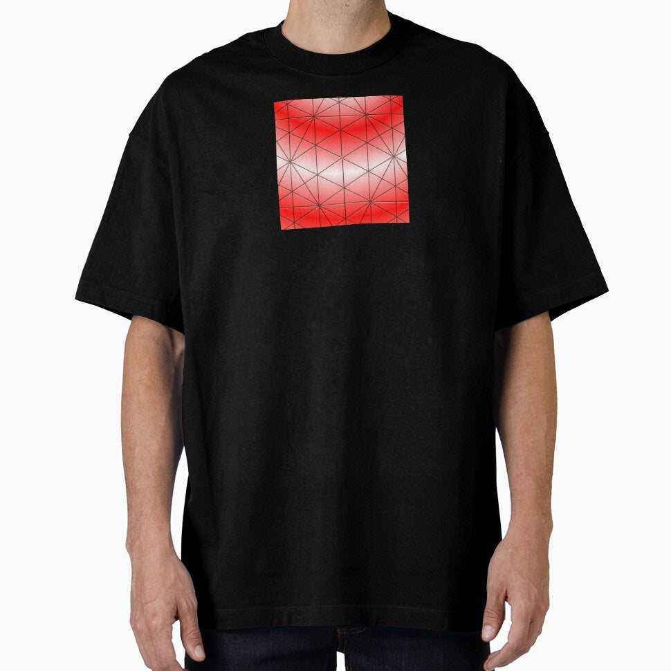 Simple Attractive Red And White Gradient Pattern by Zareen Sayyed