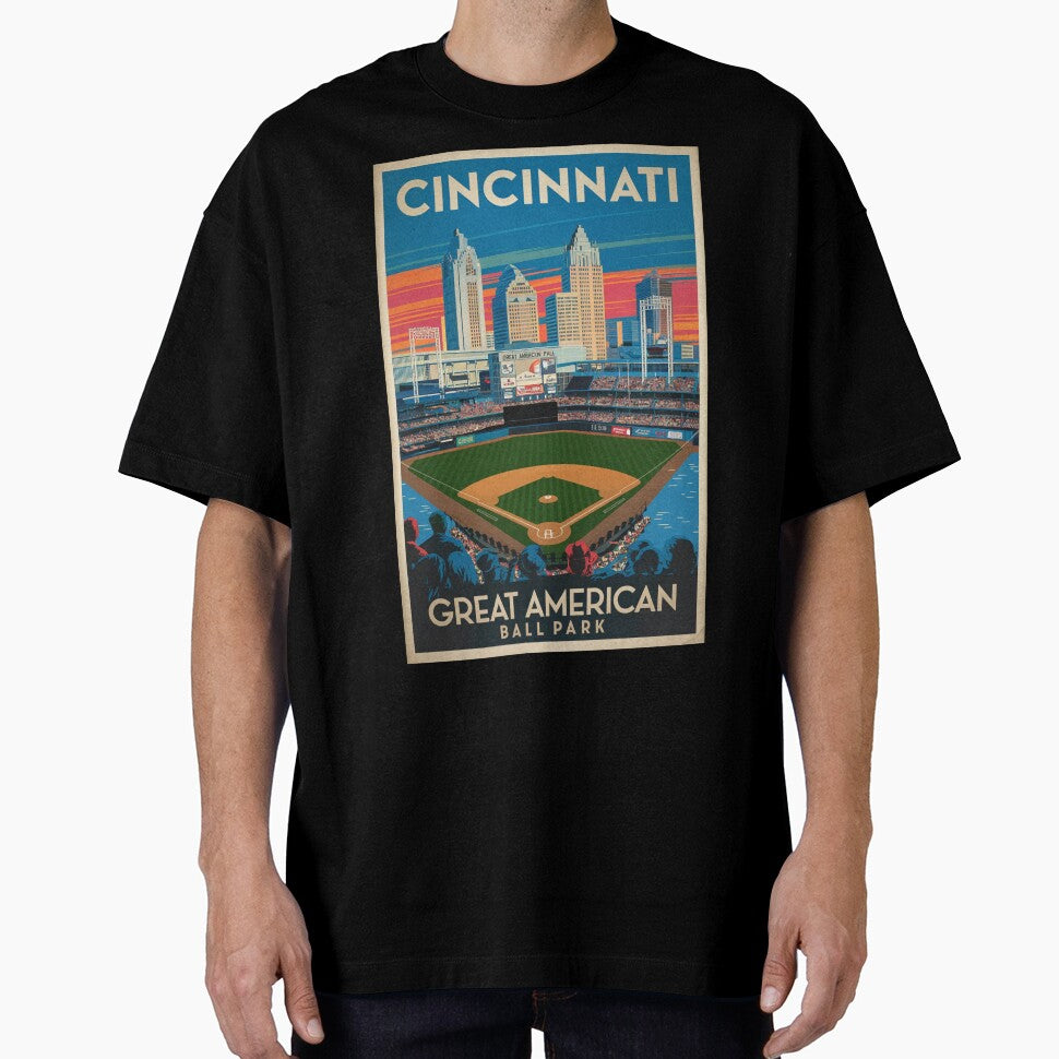 Cincinnati Vintage Travel Poster by TravelerRat