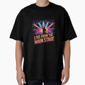 Live From The Main Stage T-Shirt – Neon Concert Singer Graphic for Music Lovers & Festival Fans by GemBob Creations