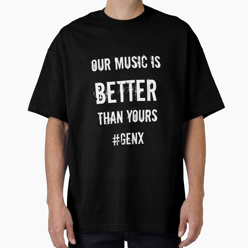 80s Music is Best #genX by laraliles Unisex , , , Long Sleeve Tee
